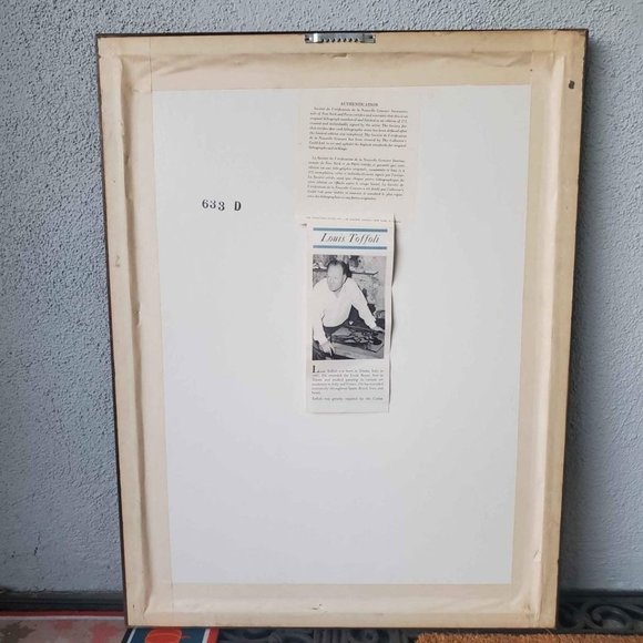 "Femme à l'enfant" (Woman with Child) Signed Lithograph Print by Louis Toffoli - Picture 6 of 12